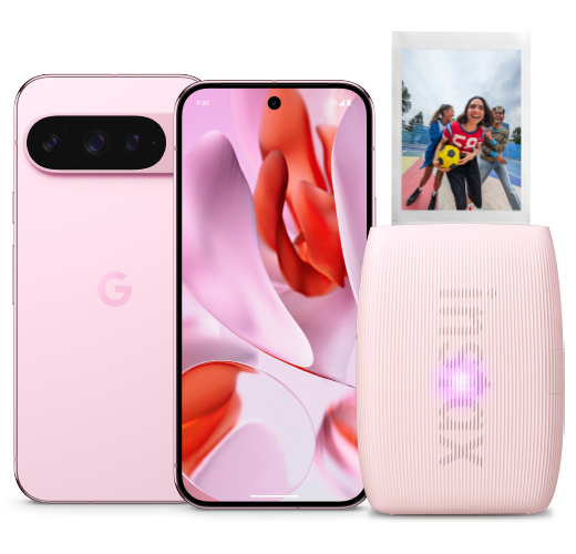 Google Pixel 9 Proの表面と裏面