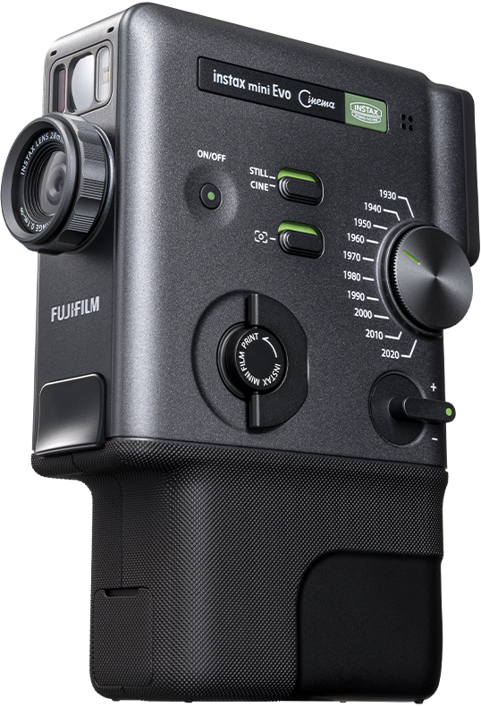 ハイブリッドインスタントカメラ” instax mini Evo Cinema™ | instax